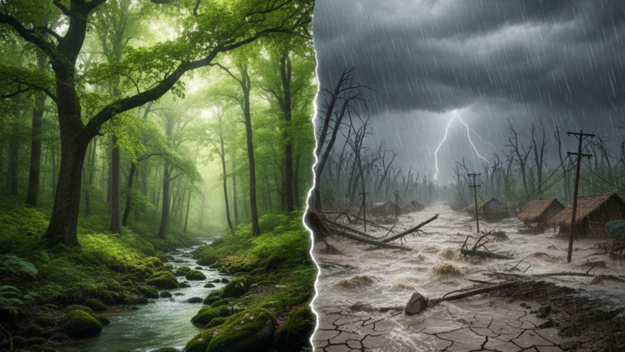 भारी बारिश और बाढ़