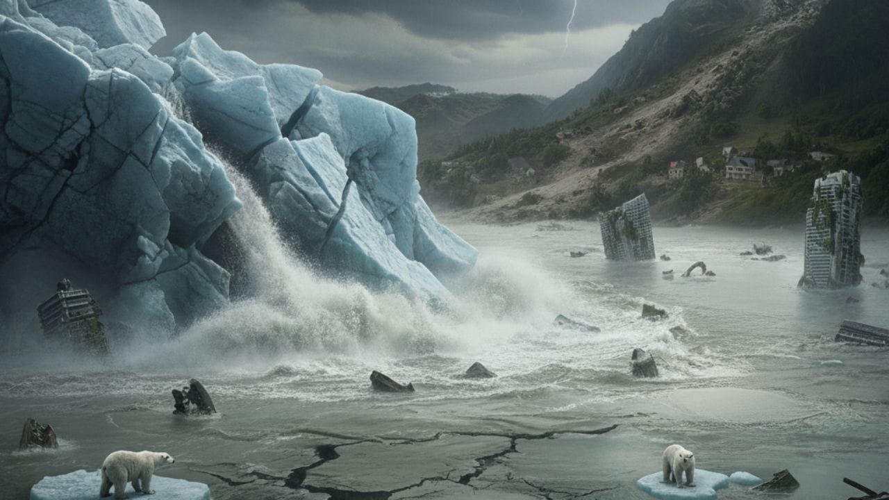 ग्लेशियर पिघलने के कारण और परिणाम