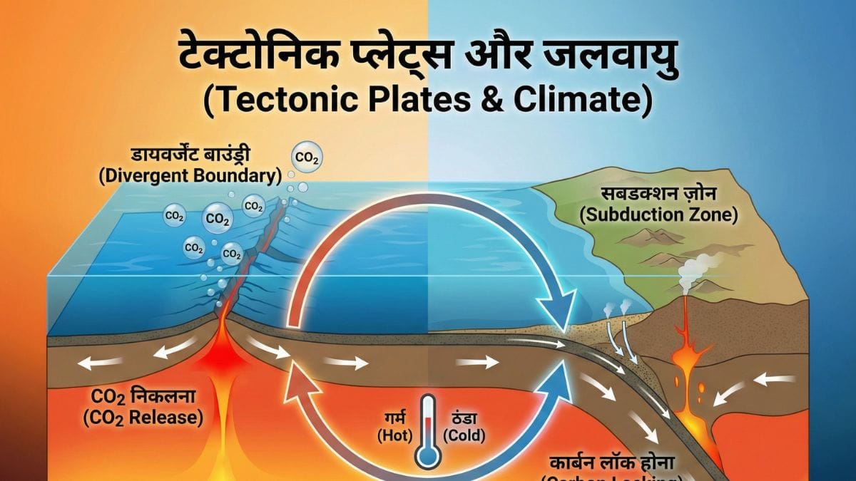 टेक्टोनिक प्लेट्स और जलवायु